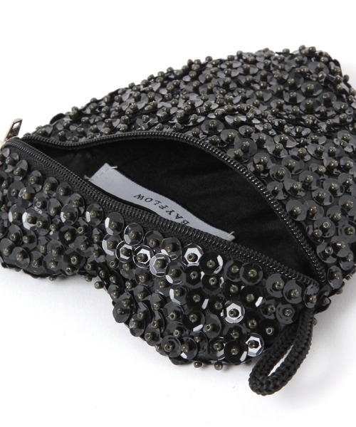 BAYFLOW(ベイフロー)の「BFスパンコールハートポーチ(ポーチ・レディース・ブラック/ブルー/レッド/イエロー・0)」の7枚目の写真