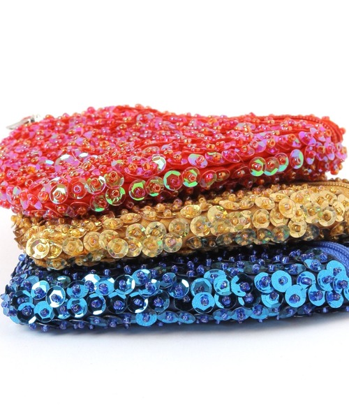 BAYFLOW(ベイフロー)の「BFスパンコールハートポーチ(ポーチ・レディース・ブラック/ブルー/レッド/イエロー・0)」の10枚目の写真