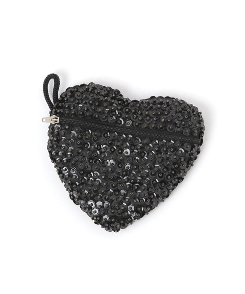 BAYFLOW(ベイフロー)の「BFスパンコールハートポーチ(ポーチ・レディース・ブラック/ブルー/レッド/イエロー・0)」の13枚目の写真