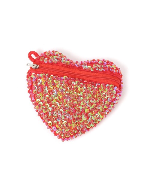 BAYFLOW(ベイフロー)の「BFスパンコールハートポーチ(ポーチ・レディース・ブラック/ブルー/レッド/イエロー・0)」の14枚目の写真