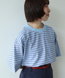 マルチボーダー 半袖BIG Tシャツ