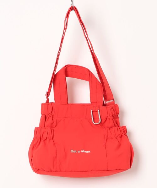 Out n About(アウトナバウト)の「\約200gの軽量バッグ/ギャザーバッグ【Jagged/ジャギー】S(トートバッグ・レディース・ブラック/イエロー/ライトパープル/ブルー/セージグリーン/レッド/ブルー系その他/スモークピンク/ブラウン・FREE)」の14枚目の写真