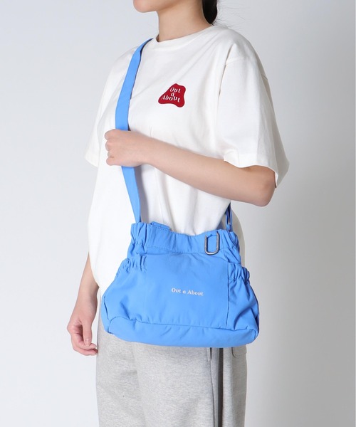 Out n About(アウトナバウト)の「\約200gの軽量バッグ/ギャザーバッグ【Jagged/ジャギー】S(トートバッグ・レディース・ブラック/イエロー/ライトパープル/ブルー/セージグリーン/レッド/ブルー系その他/スモークピンク/ブラウン・FREE)」の10枚目の写真