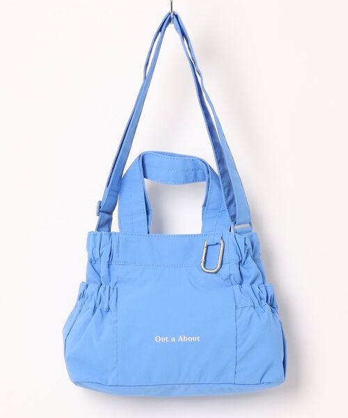 Out n About(アウトナバウト)の「\約200gの軽量バッグ/ギャザーバッグ【Jagged/ジャギー】S(トートバッグ・レディース・ブラック/イエロー/ライトパープル/ブルー/セージグリーン/レッド/ブルー系その他/スモークピンク/ブラウン・FREE)」の13枚目の写真