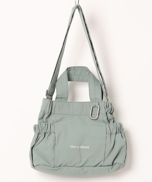 Out n About(アウトナバウト)の「\約200gの軽量バッグ/ギャザーバッグ【Jagged/ジャギー】S(トートバッグ・レディース・ブラック/イエロー/ライトパープル/ブルー/セージグリーン/レッド/ブルー系その他/スモークピンク/ブラウン・FREE)」の20枚目の写真
