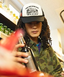 TalkMart（トークマート）の「TalkMart   POLY-KNIT TRUCKER CAP_BLACK / トークマート（キャップ）」