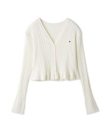 SNIDEL | ヘムフリルランダムリブカーディガン(カーディガン/ボレロ)