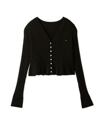 SNIDEL | ヘムフリルランダムリブカーディガン(カーディガン/ボレロ)