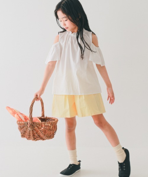 NHT(エヌエイチティー)の「NHT/エヌエイチティー タック ショートパンツ(その他パンツ・キッズ・イエロー/ピンク/ブラック・120cm/130cm/140cm/150cm/160cm/110cm)」の12枚目の写真