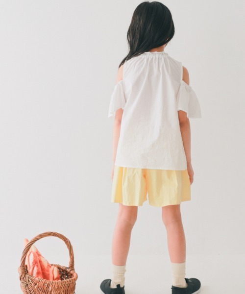 NHT(エヌエイチティー)の「NHT/エヌエイチティー タック ショートパンツ(その他パンツ・キッズ・イエロー/ピンク/ブラック・120cm/130cm/140cm/150cm/160cm/110cm)」の13枚目の写真