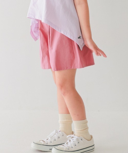NHT(エヌエイチティー)の「NHT/エヌエイチティー タック ショートパンツ(その他パンツ・キッズ・イエロー/ピンク/ブラック・120cm/130cm/140cm/150cm/160cm/110cm)」の6枚目の写真