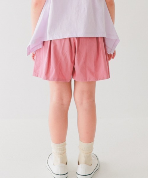 NHT(エヌエイチティー)の「NHT/エヌエイチティー タック ショートパンツ(その他パンツ・キッズ・イエロー/ピンク/ブラック・120cm/130cm/140cm/150cm/160cm/110cm)」の5枚目の写真