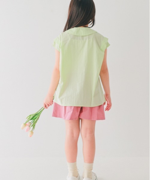 NHT(エヌエイチティー)の「NHT/エヌエイチティー タック ショートパンツ(その他パンツ・キッズ・イエロー/ピンク/ブラック・120cm/130cm/140cm/150cm/160cm/110cm)」の9枚目の写真