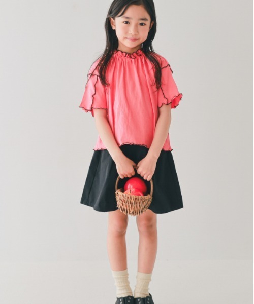NHT(エヌエイチティー)の「NHT/エヌエイチティー タック ショートパンツ(その他パンツ・キッズ・イエロー/ピンク/ブラック・120cm/130cm/140cm/150cm/160cm/110cm)」の15枚目の写真