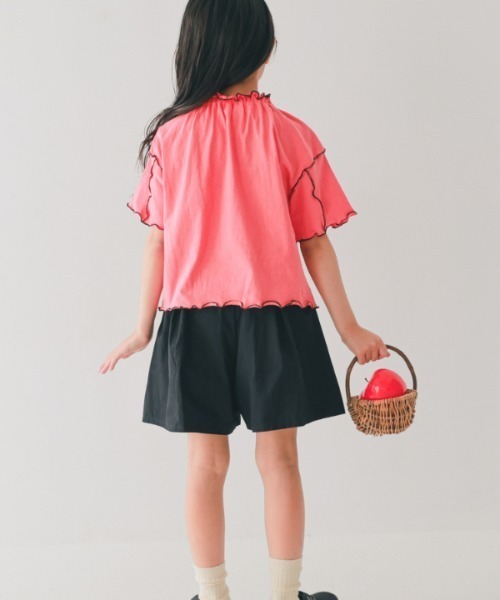 NHT(エヌエイチティー)の「NHT/エヌエイチティー タック ショートパンツ(その他パンツ・キッズ・イエロー/ピンク/ブラック・120cm/130cm/140cm/150cm/160cm/110cm)」の16枚目の写真