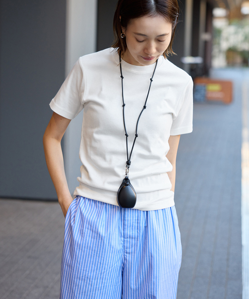 HANES(ヘインズ)の「《2枚セット》HANES/ヘインズ SLOBE別注 2STYLES PACK TEE(Tシャツ/カットソー・レディース・ホワイト/ネイビー・FREE)」の13枚目の写真
