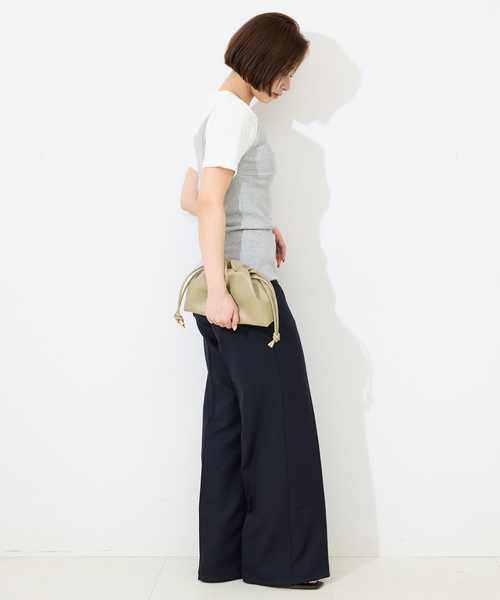 HANES(ヘインズ)の「《2枚セット》HANES/ヘインズ SLOBE別注 2STYLES PACK TEE(Tシャツ/カットソー・レディース・ホワイト/ネイビー・FREE)」の17枚目の写真