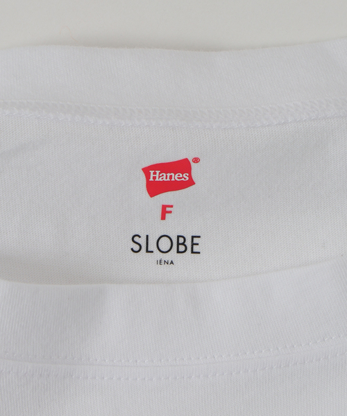 HANES(ヘインズ)の「《2枚セット》HANES/ヘインズ SLOBE別注 2STYLES PACK TEE(Tシャツ/カットソー・レディース・ホワイト/ネイビー・FREE)」の13枚目の写真