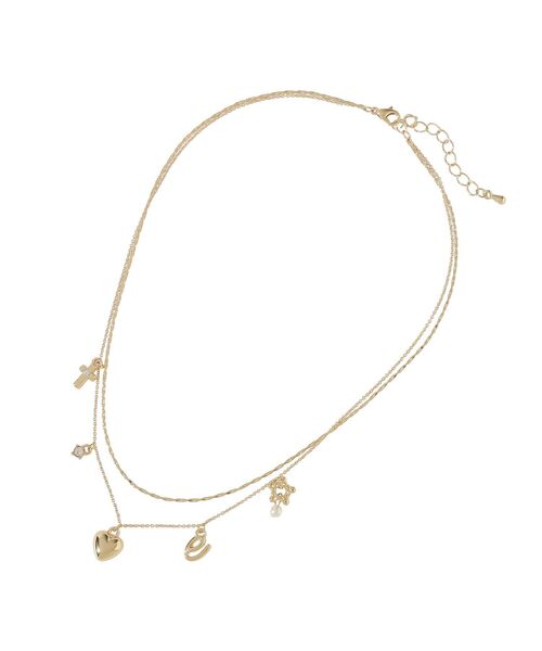 earth music&ecology(アースミュージックアンドエコロジー)の「レター2連ネックレス(ネックレス・レディース・ゴールド/シルバー・FREE)」の5枚目の写真