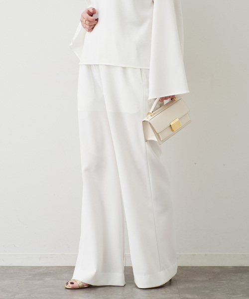 Deuxieme Classe(ドゥーズィエムクラス)の「Sofia イージーパンツ(その他パンツ・レディース・ホワイト/ブラック・34/36/38)」の2枚目の写真