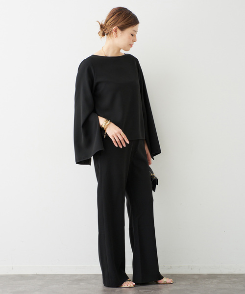 Deuxieme Classe(ドゥーズィエムクラス)の「Sofia イージーパンツ(その他パンツ・レディース・ホワイト/ブラック・34/36/38)」の4枚目の写真