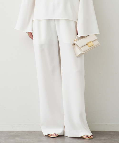 Deuxieme Classe(ドゥーズィエムクラス)の「Sofia イージーパンツ(その他パンツ・レディース・ホワイト/ブラック・34/36/38)」の8枚目の写真