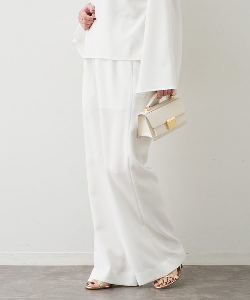 Deuxieme Classe(ドゥーズィエムクラス)の「Sofia イージーパンツ(その他パンツ・レディース・ホワイト/ブラック・34/36/38)」の9枚目の写真