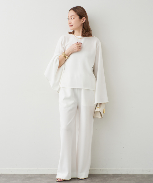 Deuxieme Classe(ドゥーズィエムクラス)の「Sofia イージーパンツ(その他パンツ・レディース・ホワイト/ブラック・34/36/38)」の11枚目の写真