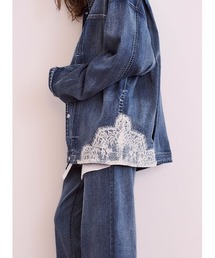 COEL（コエル）の「レースコンビデニムカバーオール（カバーオール）」