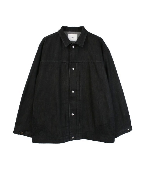 レースコンビデニムカバーオール（カバーオール）｜COEL（コエル）の