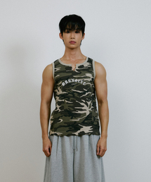 DRUNKTXT（ドランクテキスト）の「Vintage Waffle Tank Top Camo（Tシャツ/カットソー）」