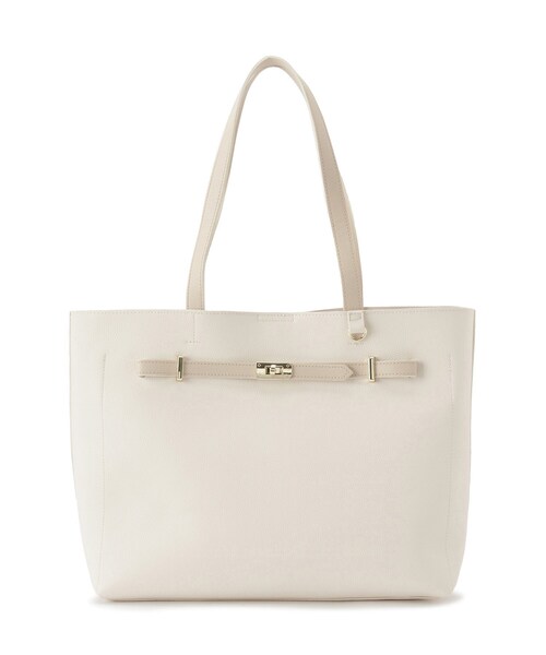 grove(グローブ)の「【軽量・A4】ベルト3層トート(トートバッグ・レディース・ブラック/アイボリー/ベージュ系8・00)」の13枚目の写真