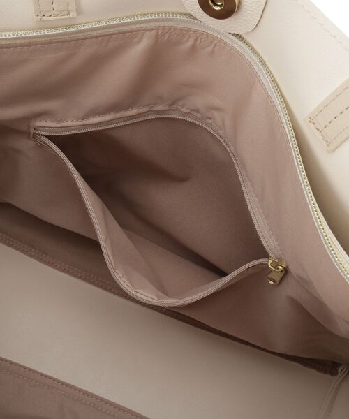 grove(グローブ)の「【軽量・A4】ベルト3層トート(トートバッグ・レディース・ブラック/アイボリー/ベージュ系8・00)」の21枚目の写真