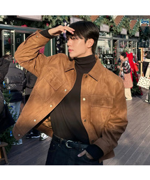 MINDBRIDGE（マインドブリッジ）の「スエードポケットディテールトラッカー - 2カラー（デニムジャケット）」