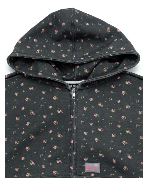 Little sunny bite（リトルサニーバイト）の「【8】【it】【Little Sunny Bite】floral hoodie（パーカー・レディース・ホワイト/ピンク/ブラック・SMALL/MEDIUM）」の6枚目の写真