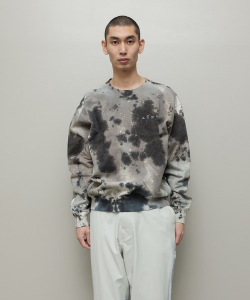 BAL(バル)の「LOGO TIE DYE CREW SWEAT by YUKIDYE(スウェット・メンズ・グレー・3/2/1)」の10枚目の写真