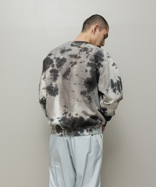 BAL(バル)の「LOGO TIE DYE CREW SWEAT by YUKIDYE(スウェット・メンズ・グレー・3/2/1)」の11枚目の写真