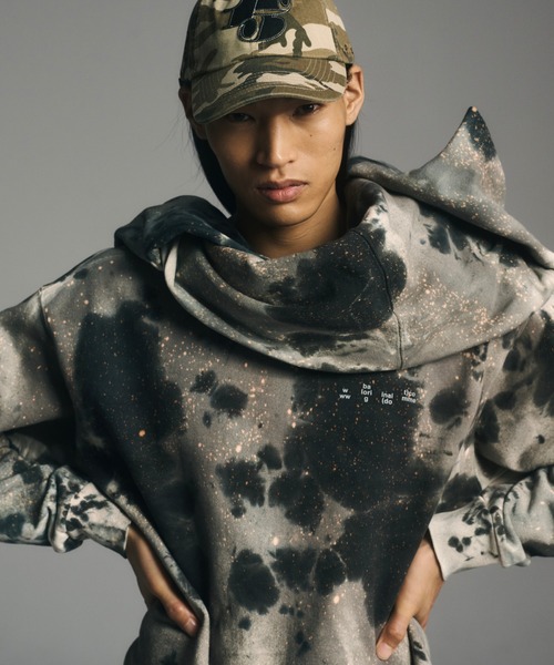 BAL(バル)の「LOGO TIE DYE CREW SWEAT by YUKIDYE(スウェット・メンズ・グレー・3/2/1)」の8枚目の写真