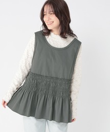 studio CLIP | ダブルフロントシャーリングベスト(ベスト)