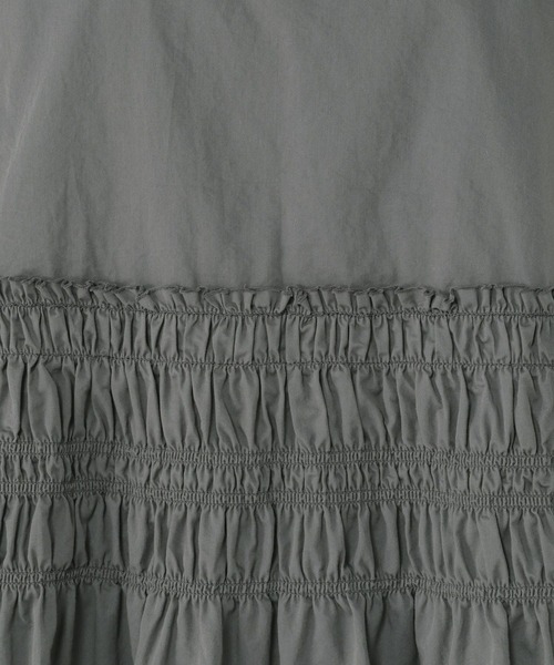 studio CLIP（スタディオクリップ）の「ダブルフロントシャーリングベスト（ベスト・レディース・スモーク/カーキ・FREE）」の22枚目の写真