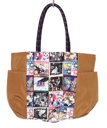 ScoLar（スカラー）の「661431：コラージュ総柄 パラコード配色トートバッグ（トートバッグ）」