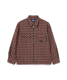 BOTT（ボット）の「BoTT / ボット Zip-up Flannel Shirt（シャツ/ブラウス）」