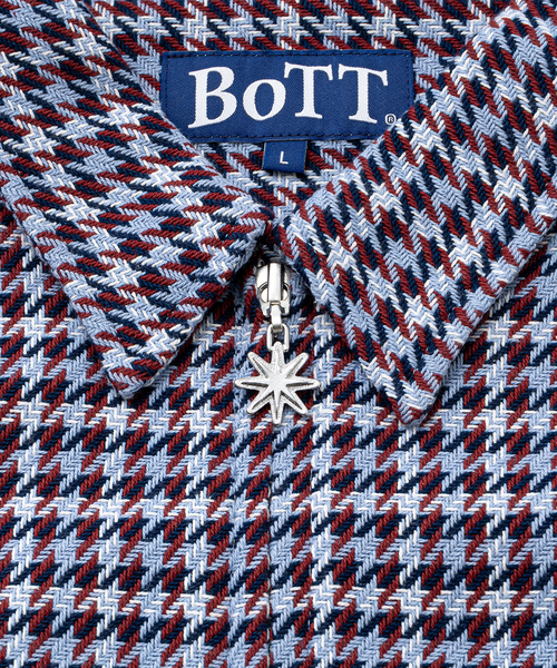 BOTT(ボット)の「BoTT / ボット Zip-up Flannel Shirt(シャツ/ブラウス・メンズ・ブラック/ブルー・LARGE/MEDIUM)」の7枚目の写真