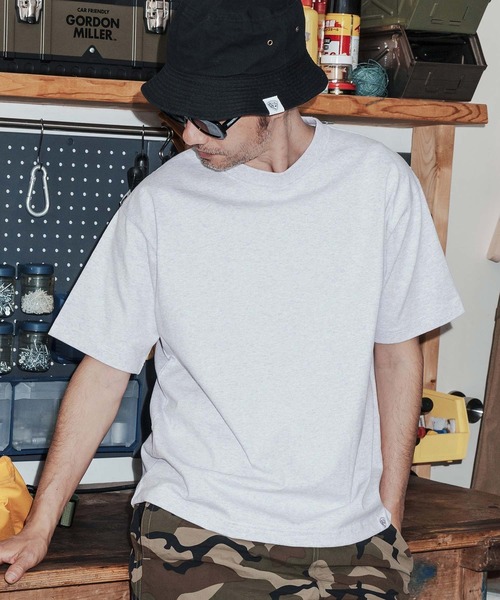No Rain No Rainbow(ノーレインノーレインボー)の「mt10390-USA cotton T-shirt Tシャツ(NR26S-29)(Tシャツ/カットソー・メンズ・ホワイト/アッシュ/ブラック・XL/L/M/S)」の1枚目の写真