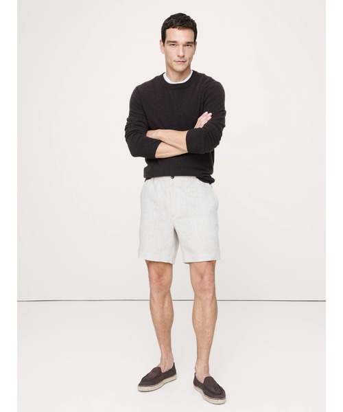 Banana Republic（バナナリパブリック）の「7インチ リネン プルオン ショートパンツ（その他パンツ・メンズ・ベージュ/ブラウン/ワイン・XL/L/M/S）」の5枚目の写真