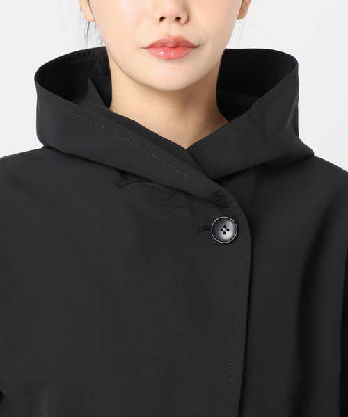 JOURNAL STANDARD（ジャーナルスタンダード）の「《追加3》グログランフードコート（その他アウター・レディース・ライトグレー/ブラック・38/36）」の16枚目の写真