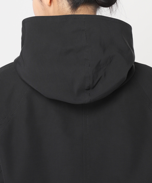 JOURNAL STANDARD（ジャーナルスタンダード）の「《追加3》グログランフードコート（その他アウター・レディース・ライトグレー/ブラック・38/36）」の5枚目の写真