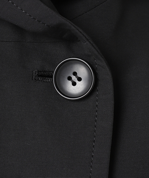 JOURNAL STANDARD（ジャーナルスタンダード）の「《追加3》グログランフードコート（その他アウター・レディース・ライトグレー/ブラック・38/36）」の10枚目の写真