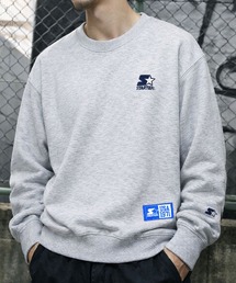 STARTER（スターター）の「STARTER スターター ワンポイント 刺繍ロゴ スウェット トレーナー 裏毛（スウェット）」