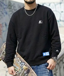 STARTER（スターター）の「STARTER スターター ワンポイント 刺繍ロゴ スウェット トレーナー 裏毛（スウェット）」